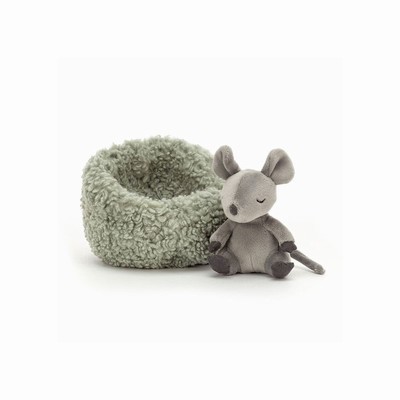 Jellycat Hibernating Mouse Australia | 763214HJX